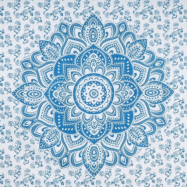 Orange Ombre Cotton WALL HANGING Mandala Poster Tapestry Bohemian ART HOME DECOR