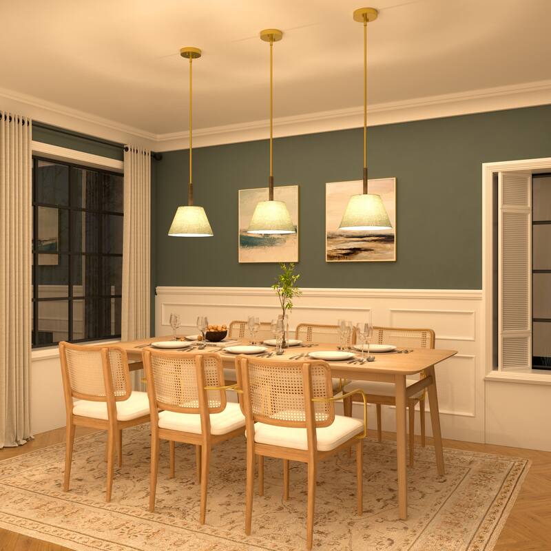 Acroma 1 - Light Single Lighting Adjustable Height Pendant Lights Chandelier