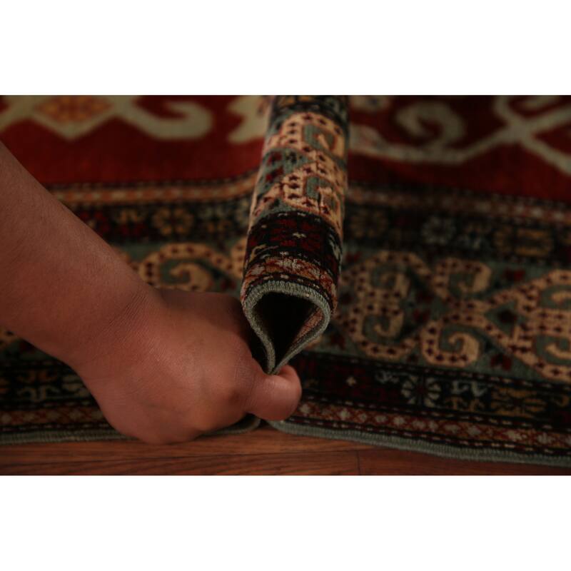 Vegetable Dye Antique Shirvan Oriental Accent Rug Handmade Wool Carpet - 3'2" x 5'5"