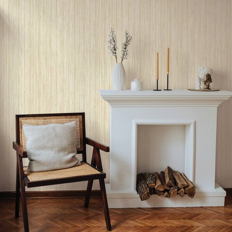 Tempaper Faux Grasscloth Textured Peel and Stick Wallpaper - 28 sq. ft.