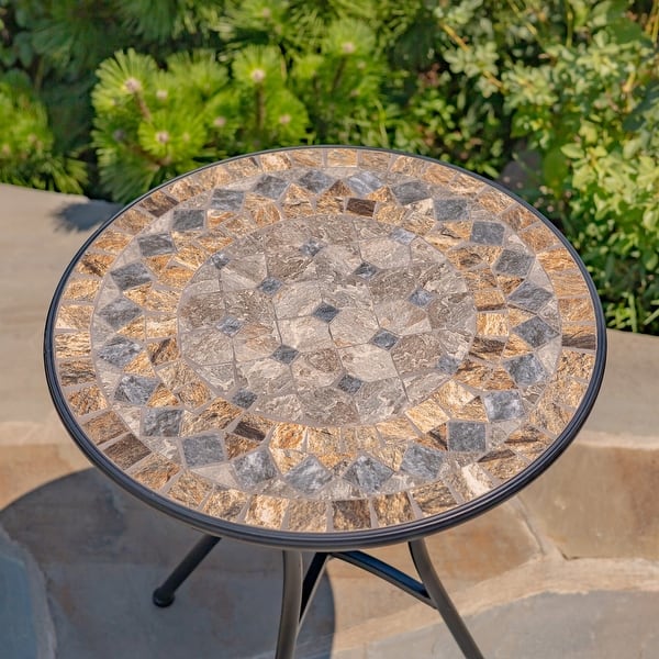 los angeles mosaic umbrella patio tables Umbria Set | Neille Olson Mosaics You will fall in love with outdoor living Mosaic Bistro Bed Bath And