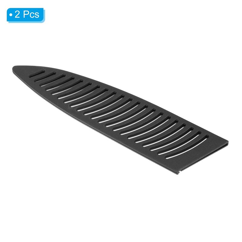 2Pcs PP Kitchen Knife Sheath Cover Sleeves for 8" Chef Knife, Black