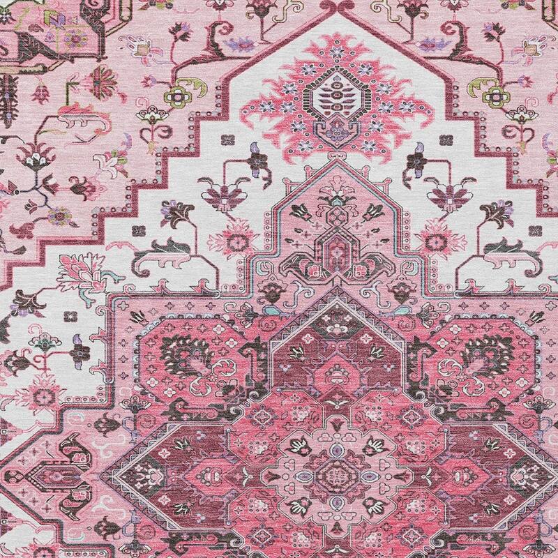 HomeRoots Oriental Traditional Rectangle Outdoor Rug