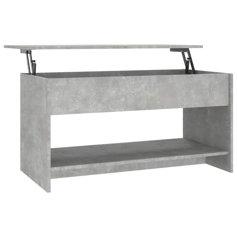 vidaXL Coffee Table Lift Top End Table Accent Side Sofa Table Engineered Wood - 40.2" x 19.7" x 20.7"