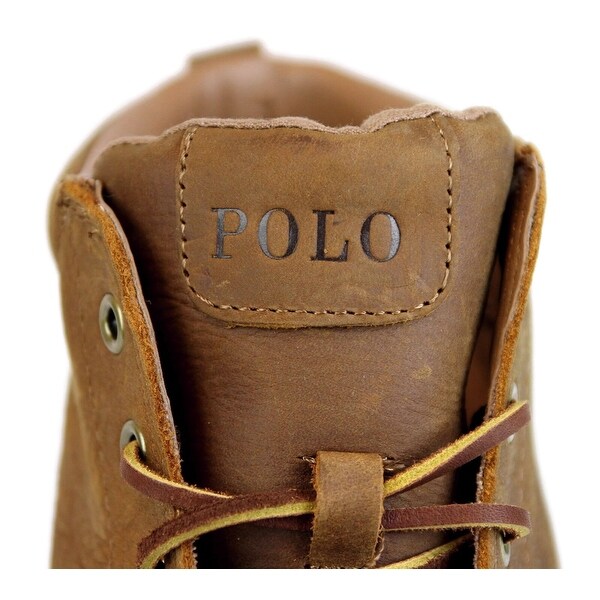 polo tedd leather sneaker boots