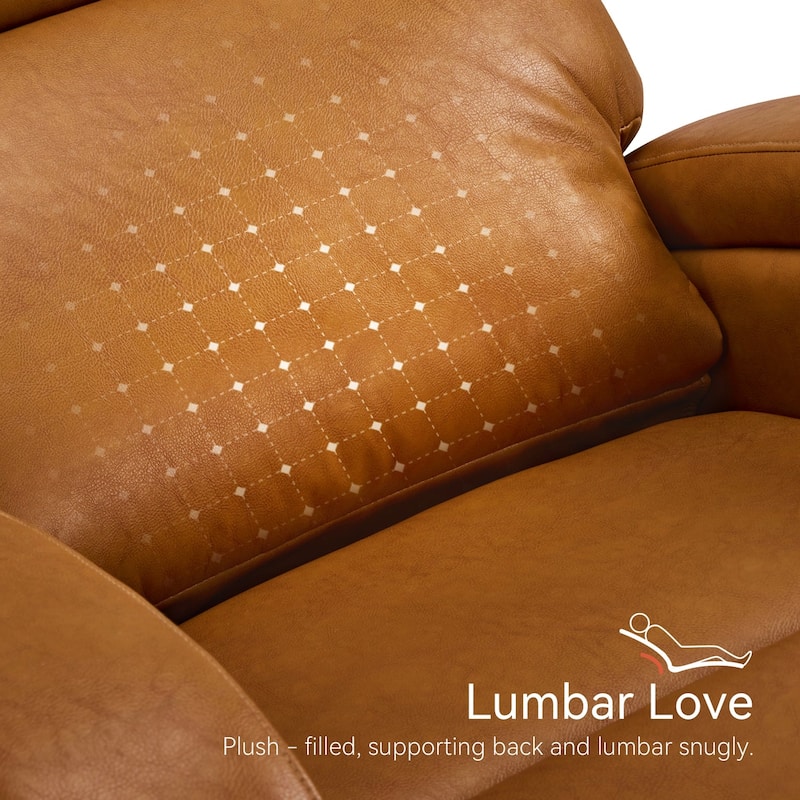 Zero Wall Recliner Chair, Power Recliner with USB & Type-C Dual Charge Ports, for Small Space, Living Room