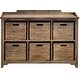 preview thumbnail 1 of 4, Uttermost Ardusin 48" Wide 6 Drawer Mahogany Wood Accent Cabinet Country Natural