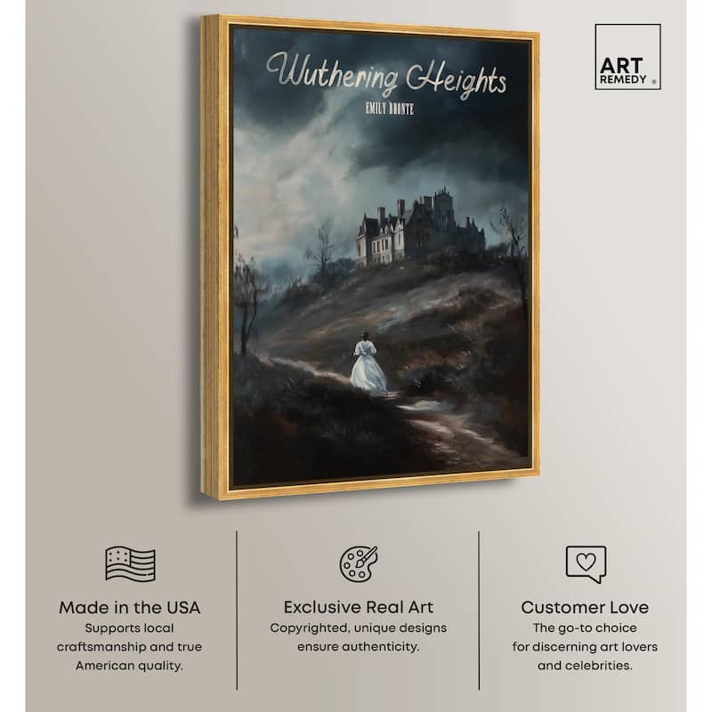Wuthering Heights Cover Canvas by Art Remedy