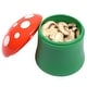 Hutzler Tomato Saver Keeper Container – Red Plastic, Keeps Tomatoes Fresh Longer