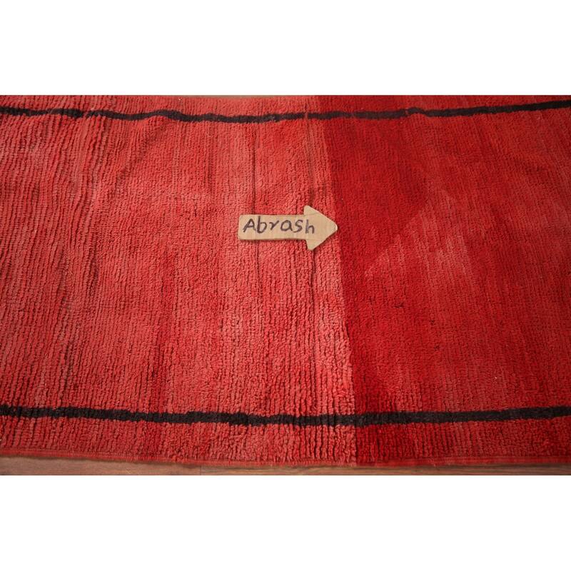 Moroccan Oriental Antique Area Rug Hand-knotted Wool Carpet - 2'7" x 5'9"