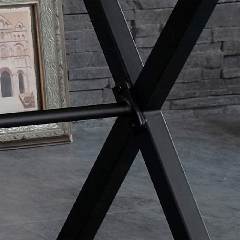 47" Farmhouse Solid Wood Small Rectangular Dining Table for Kitchen Dining Room - 47" L x 23.5" W x 29" H