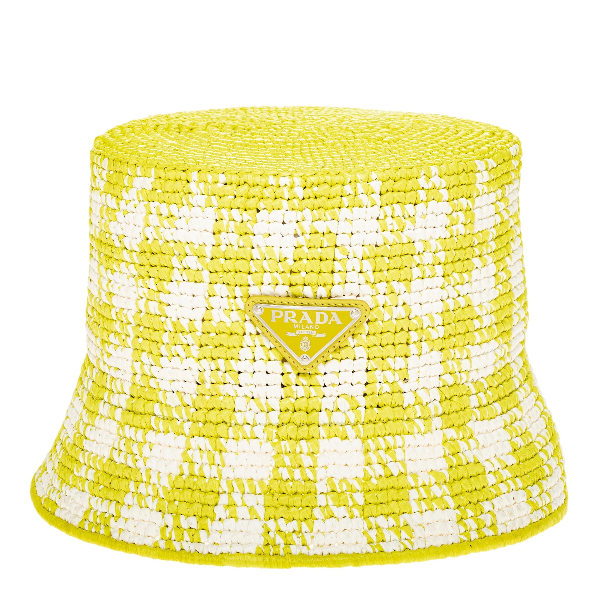 Prada Crochet Bucket Hat - Overstock - 42999823