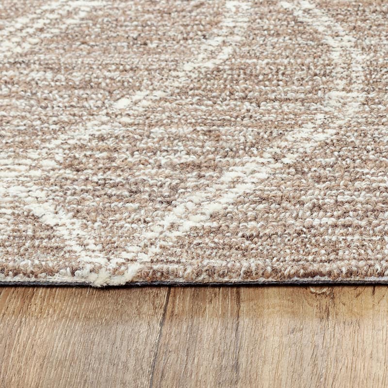 Alora Decor Wondrous Grey Hand-tufted Wool Rug