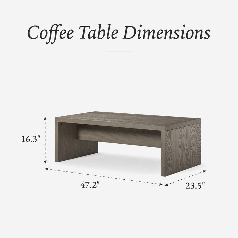 Maven Lane Zeno Rectangular Coffee Table
