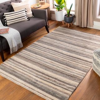 Artistic Weavers Azsher Handmade Striped Jute & Wool Area Rug