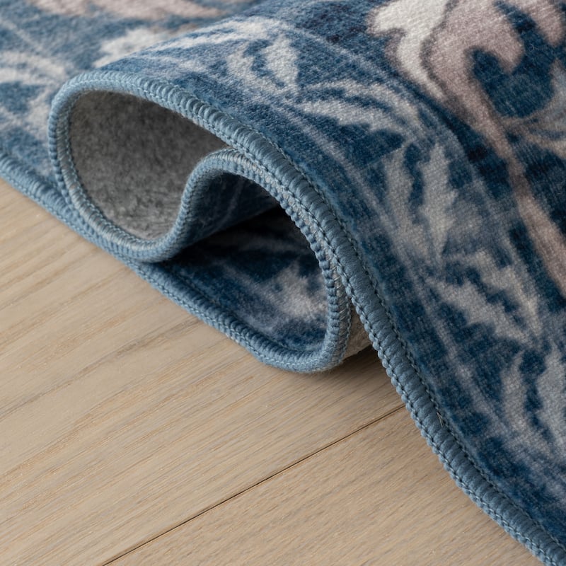 Nuloom Audessa Floral & Paisley Washable Rug