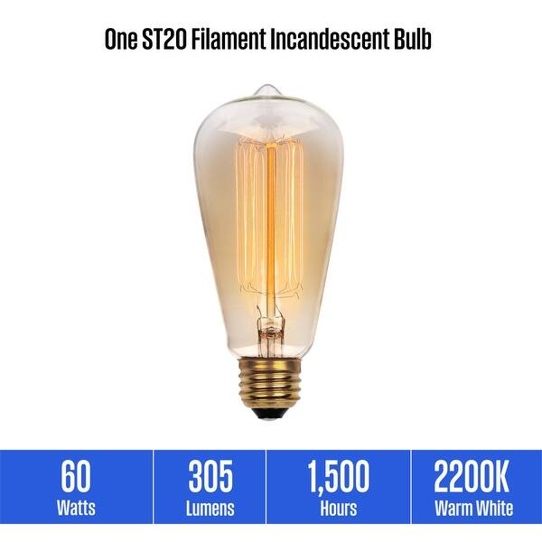 Westinghouse 40-Watt Timeless Vintage Inspired Incandescent G25 Light Bulb