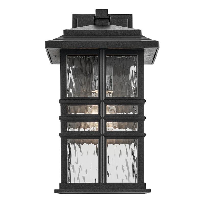 Kichler Beacon Square Single Light 14" Tall Outdoor Wall Sconce