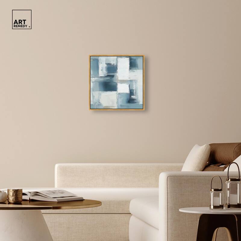 Deconstructed Blue I Canvas by Art Remedy