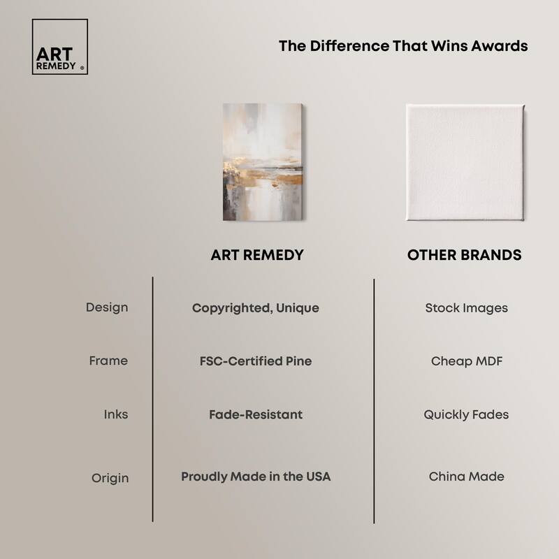 Gold Dust I Canvas by Art Remedy, Gallery Wrapped