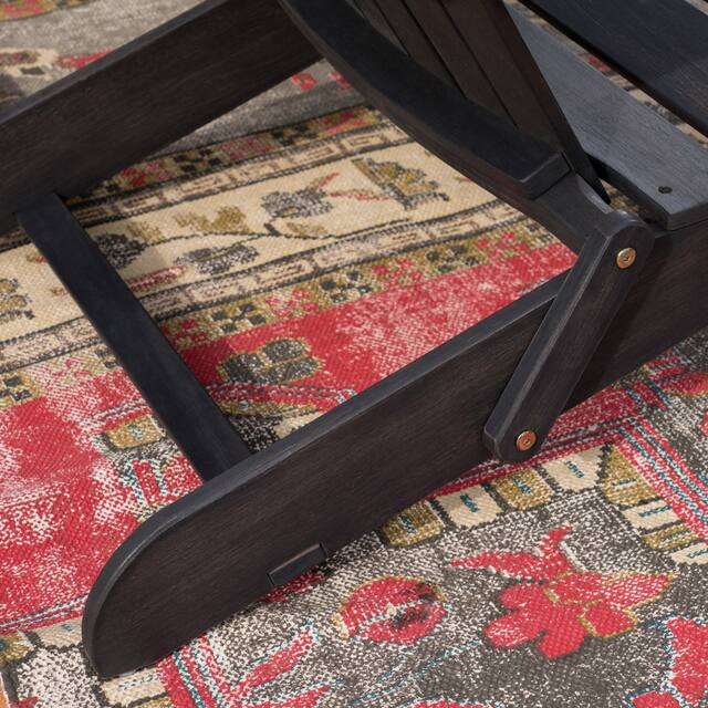 Malibu Outdoor Wood Adirondack Loveseat by Christopher Knight Home