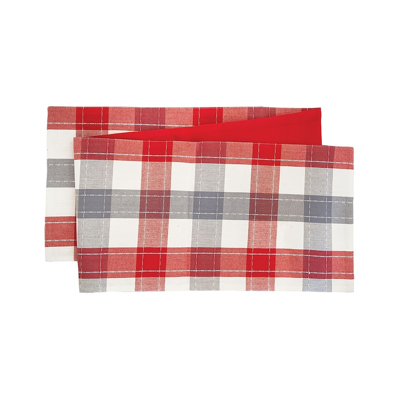 13" x 72" Nordic Plaid Table Runner - 13" x 72"