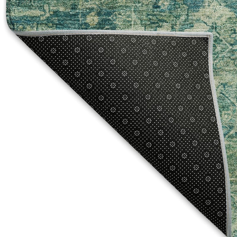 Machine Washable Indoor/ Outdoor Traditional Harmony Chantille Rug