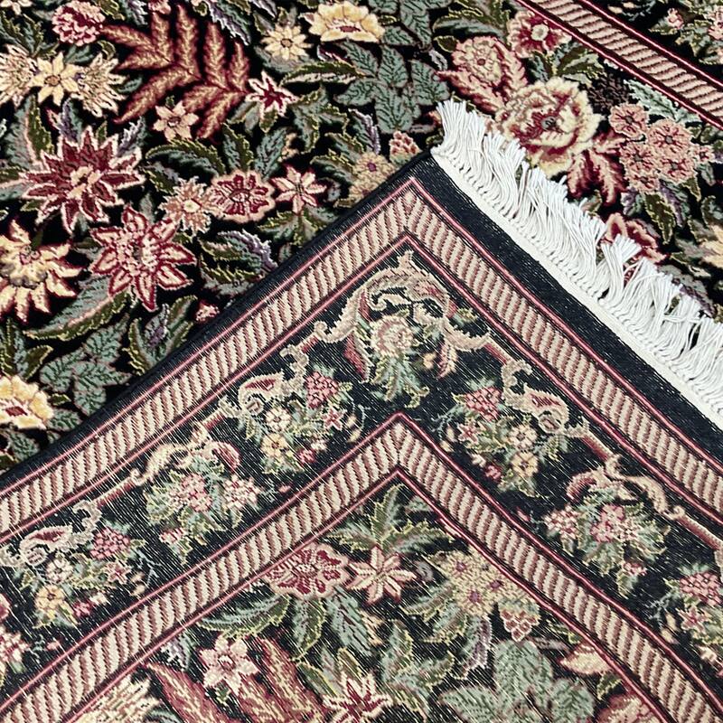 HERAT ORIENTAL Handmade William Morris Wool Rug - 4' x 6'2"