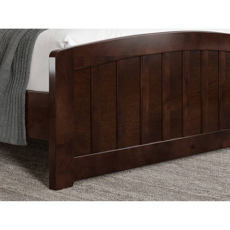 Quincy Solid Wood Low Profile Platform Bed with Matching Footboard