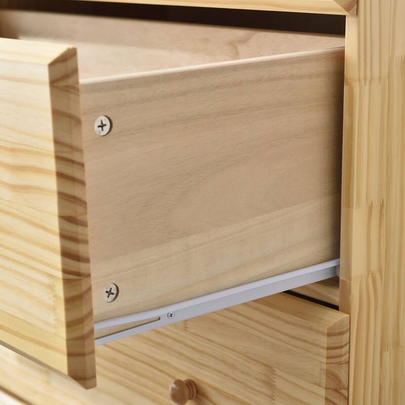 Isabela Solid Pine Wood 4 and 5 Drawer Chest Dresser