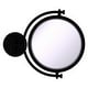 preview thumbnail 7 of 26, Allied Brass 8 Inch Wall Mounted Make-Up Mirror 5X Magnification Matte Black