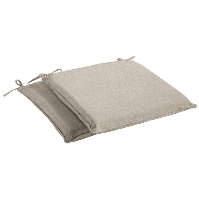 Sunbrella Indoor/Outdoor Chair Pad Set, Corded