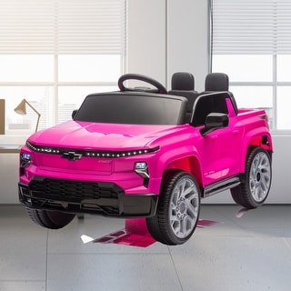 12V Electric Ride-On Truck for Kids with Parent Remote, Suspension Wheels, Music, LED Lights, and Adjustable Speeds
