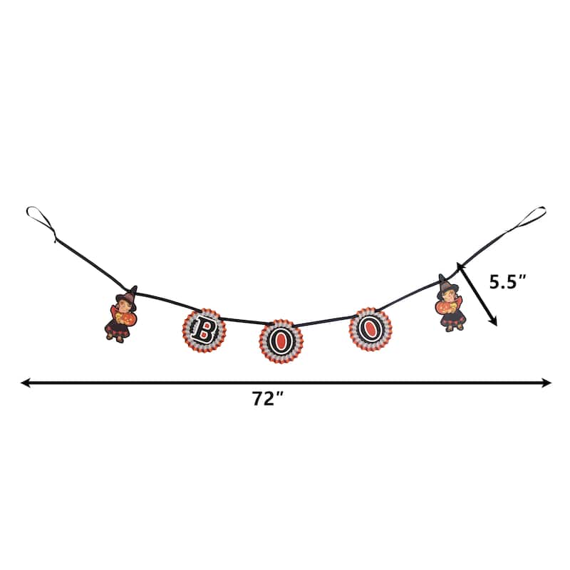 Retro Wreath and Garland Set