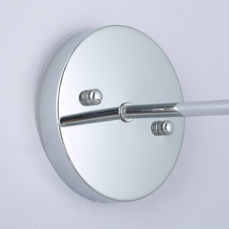 11" Modern Chrome Crystal Wall Sconce Light