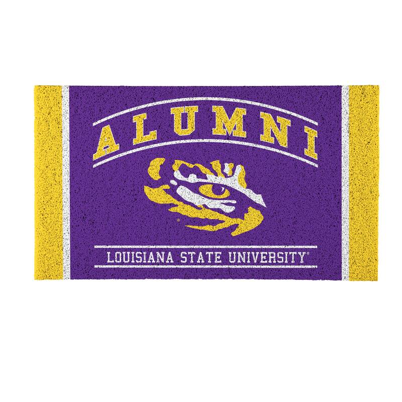 28 in. x 16 in. Louisiana State University Alumni Full Color PVC Door Mat