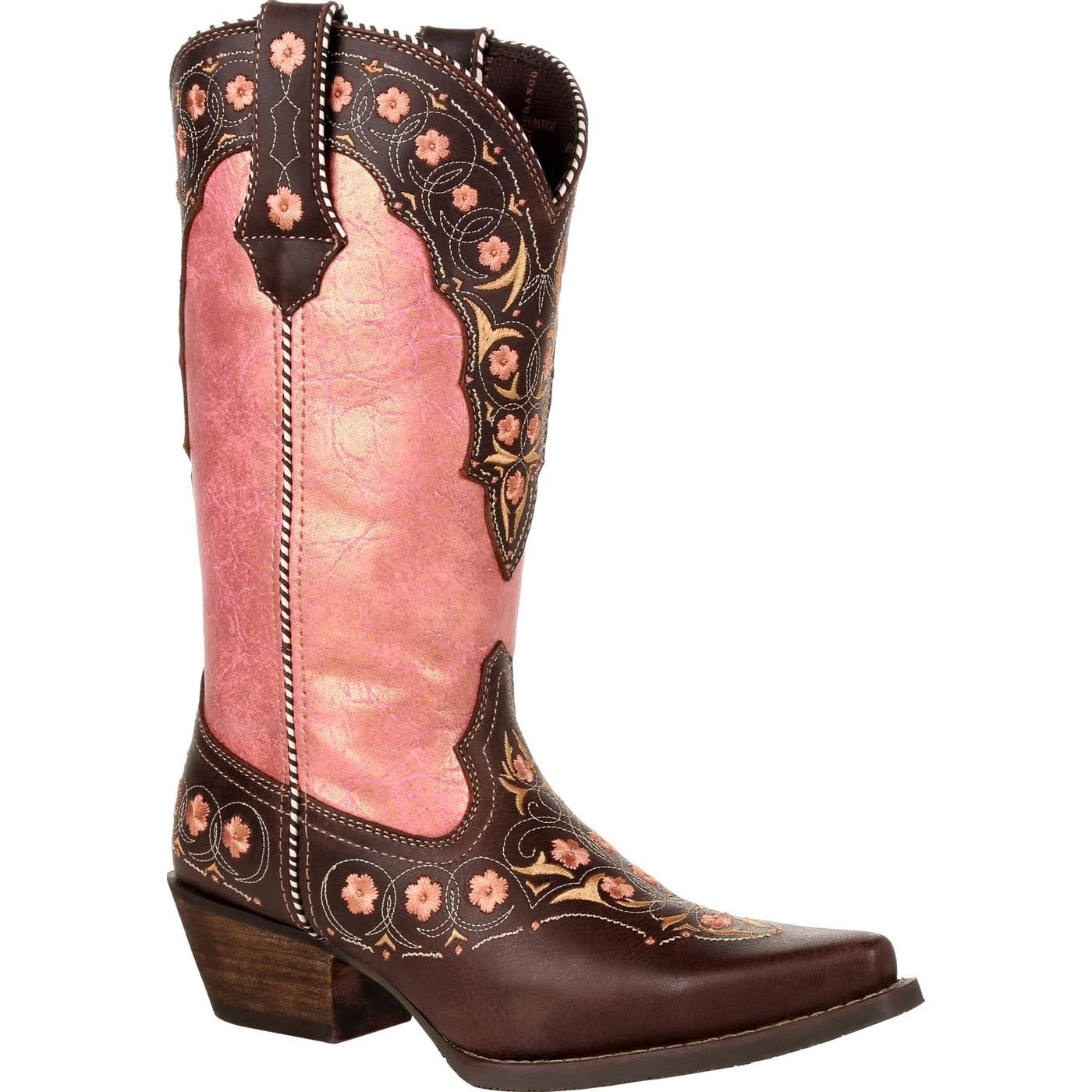 rose gold cowboy boots