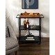 preview thumbnail 5 of 24, Kate and Laurel Giles Metal Bar Cart with Tray - 28x13x30
