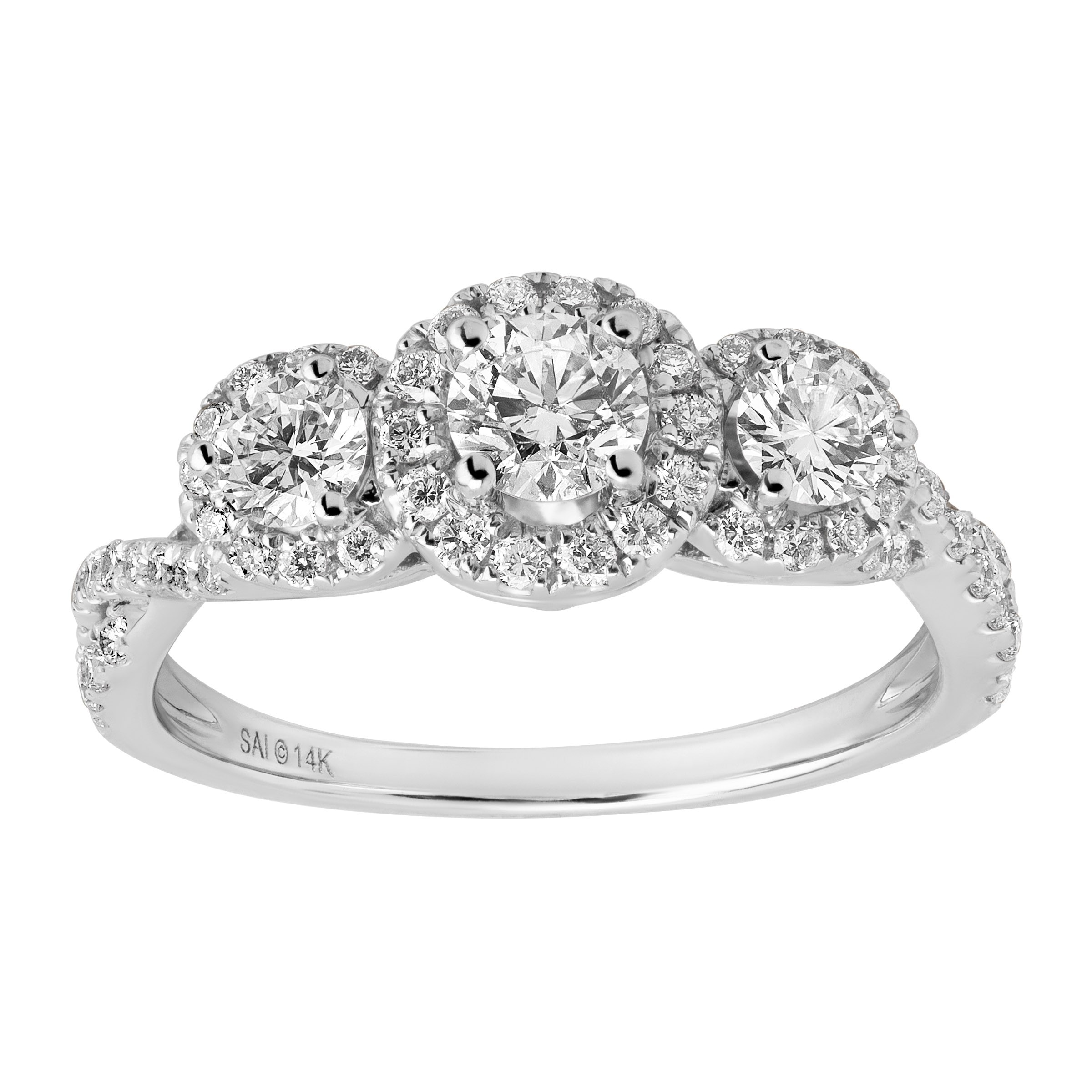 trio engagement ring