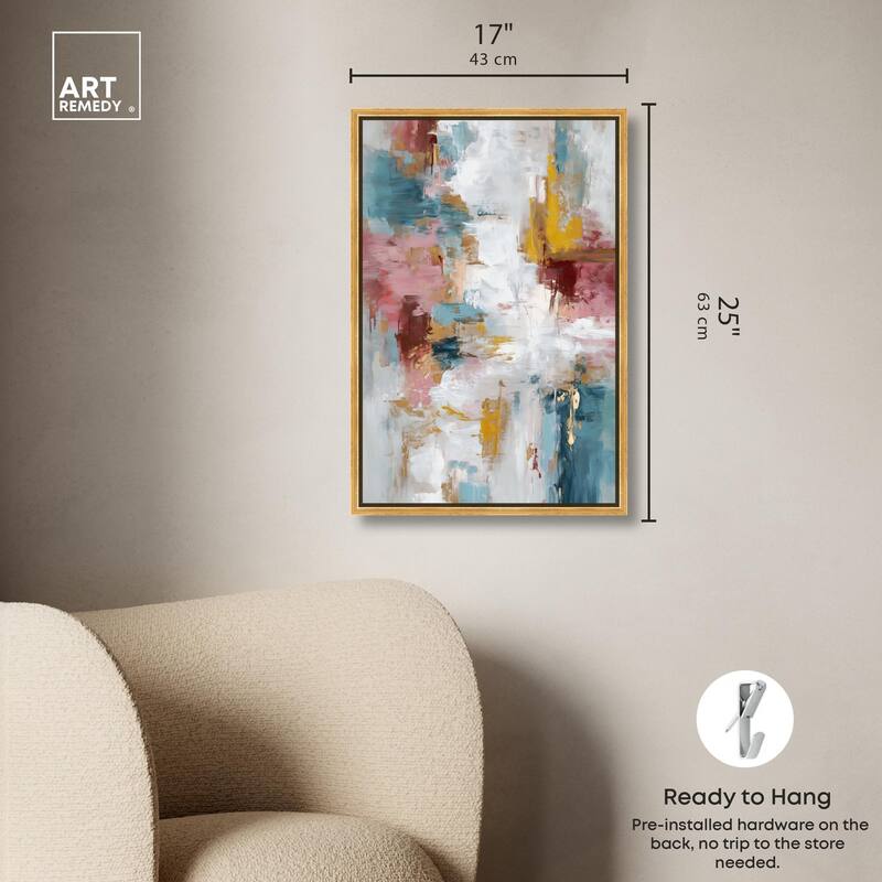 Warmth and cool II Canvas by Art Remedy