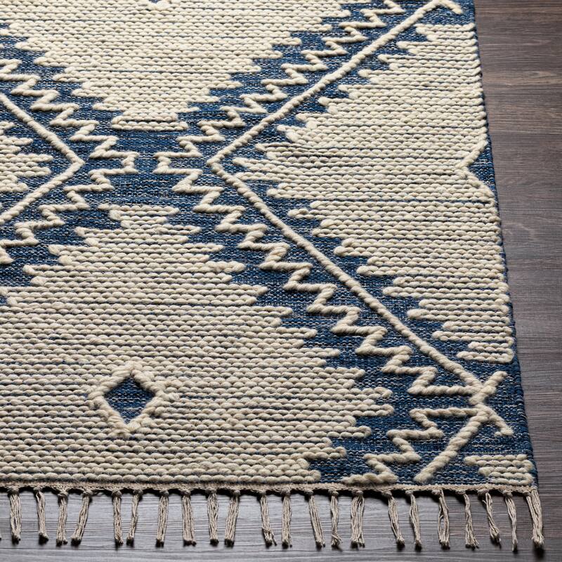 Livabliss Beto Handmade Geometric Nomad Cotton Area Rug
