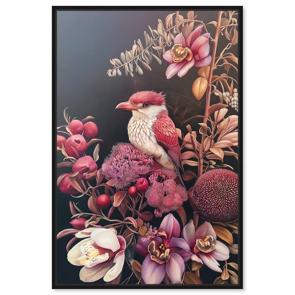 Bird and Bloom Canvas by Art Remedy