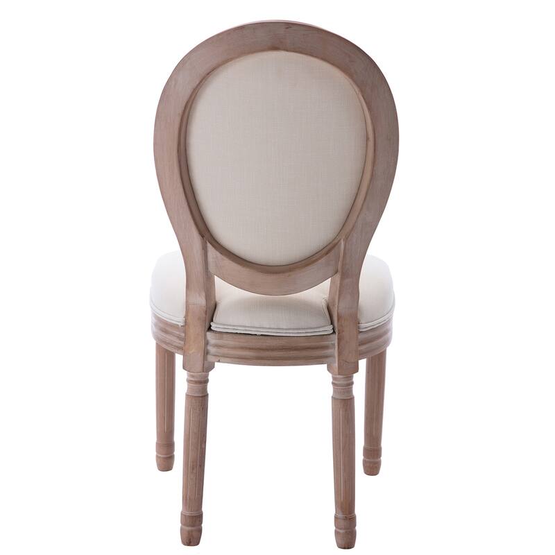 Mieres French Vintage Upholstered Dining Chair, Side Chair(Set of 2)