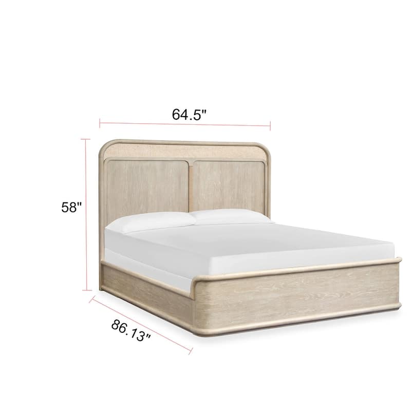 Salt Life Home Sunset Cove Sanibel Brown Panel Bed
