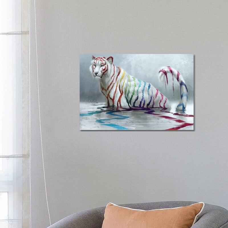 iCanvas "Rainbow" by Jade Merien Canvas Print - 18x26x1.5