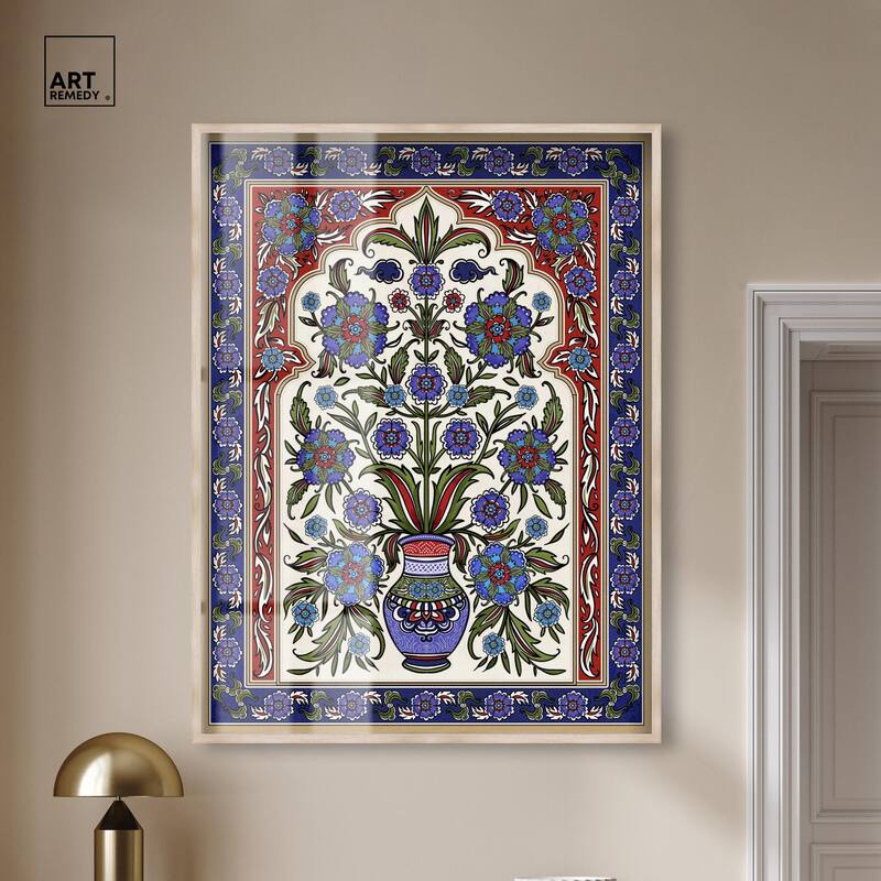 Royal Vase Bloom Shadowbox by Art Remedy