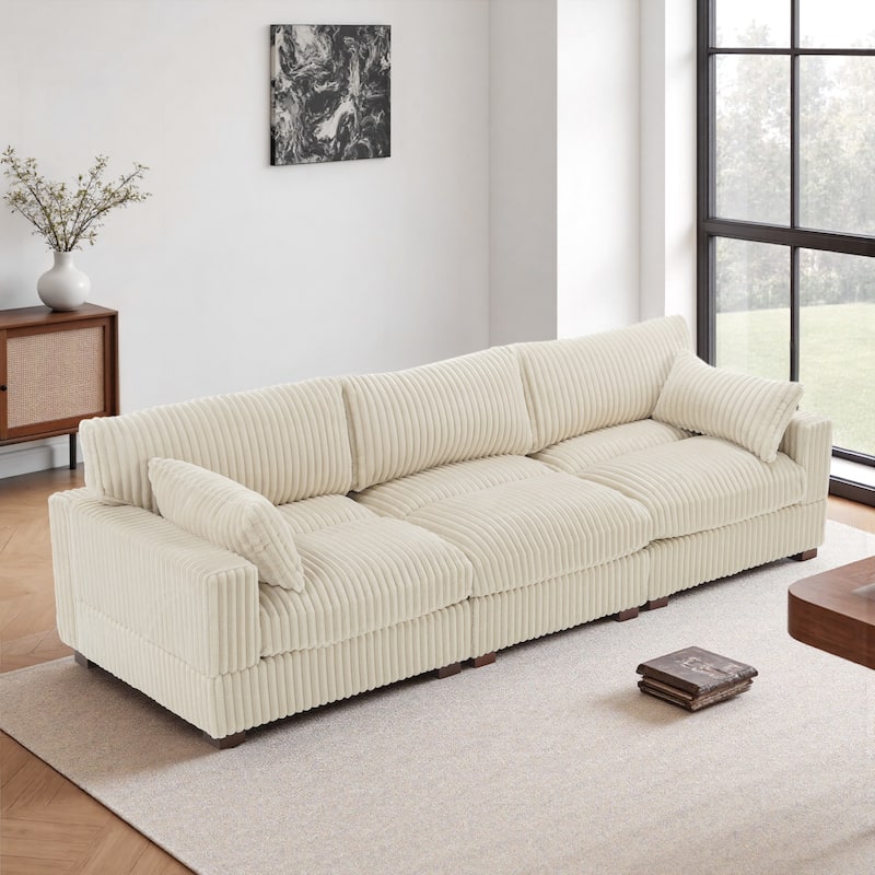 U-shaped Modular Sectional Set Upholstered Sofa Couch