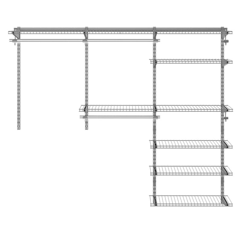 Gymax Custom Closet Organizer Kit 4 to 6 FT Wall-mounted Closet System - See Details