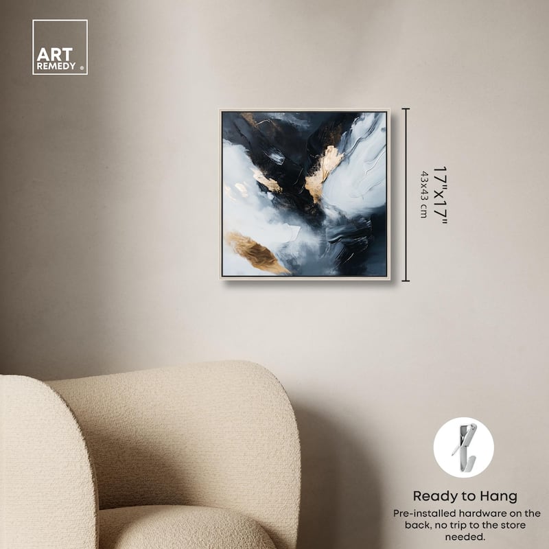 Golden Spark II Canvas by Art Remedy
