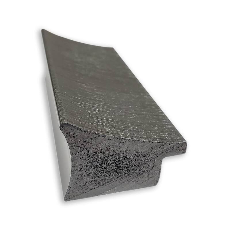 Elegant Brushed Pewter Narrow Framed Grey Corkboard Bulletin Board